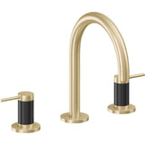 California Faucets - 8'' Widespread Lavatory Faucet with ZeroDrain - Satin Brass Pvd
