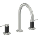 California Faucets - 8'' Widespread Lavatory Faucet with Completely Finished ZeroDrain - Satin Chrome Pvd