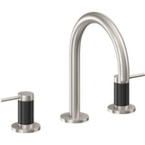 California Faucets - 8'' Widespread Lavatory Faucet - Ultra Stainless Steel Pvd