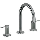California Faucets - 8'' Widespread Lavatory Faucet with Completely Finished ZeroDrain - Black Nickel Pvd