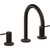 California Faucets - 8'' Widespread Lavatory Faucet with Completely Finished ZeroDrain - Bella Terra Bronze