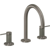 California Faucets - 8'' Widespread Lavatory Faucet with ZeroDrain - Graphite Pvd