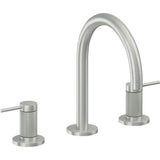 California Faucets - 8'' Widespread Lavatory Faucet with ZeroDrain - Satin Chrome Pvd