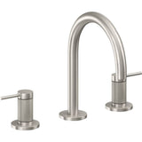 California Faucets - 8'' Widespread Lavatory Faucet - Ultra Stainless Steel Pvd