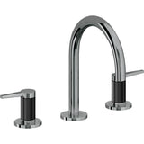 California Faucets - 8'' Widespread Lavatory Faucet - Black Nickel Pvd