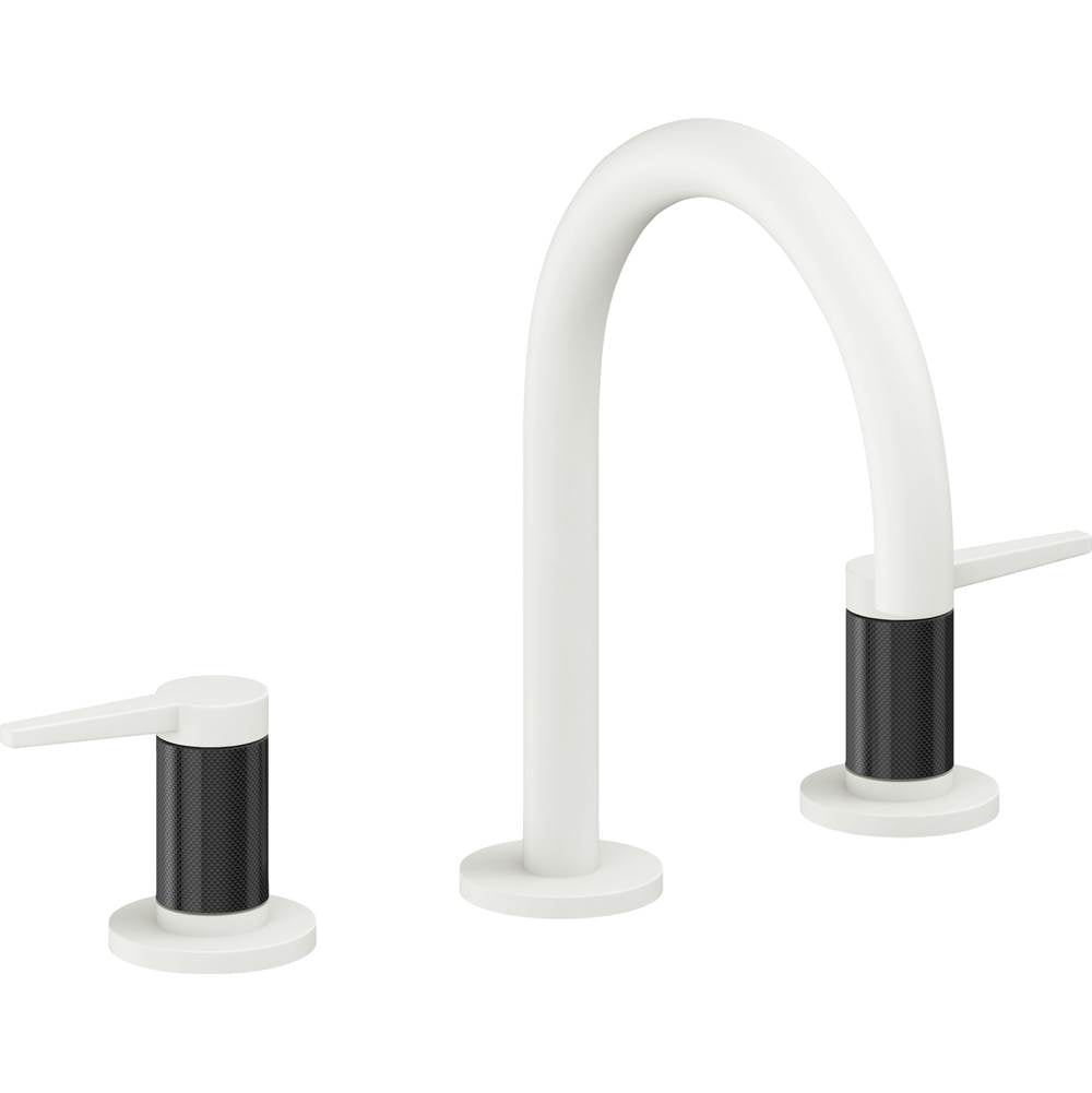 California Faucets - 8'' Widespread Lavatory Faucet with ZeroDrain - Matte White