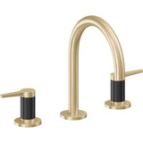 California Faucets - 8'' Widespread Lavatory Faucet with Completely Finished ZeroDrain - Satin Brass Pvd