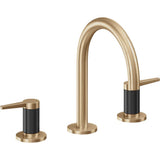 California Faucets - 8'' Widespread Lavatory Faucet with ZeroDrain - Satin Bronze Pvd