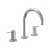 California Faucets - 8'' Widespread Lavatory Faucet with Completely Finished ZeroDrain - Gloss White