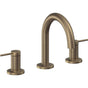 California Faucets - 8'' Widespread Lavatory Faucet with Completely Finished ZeroDrain - Antique Brass Flat