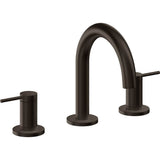 California Faucets - 8'' Widespread Lavatory Faucet with Completely Finished ZeroDrain - Bella Terra Bronze