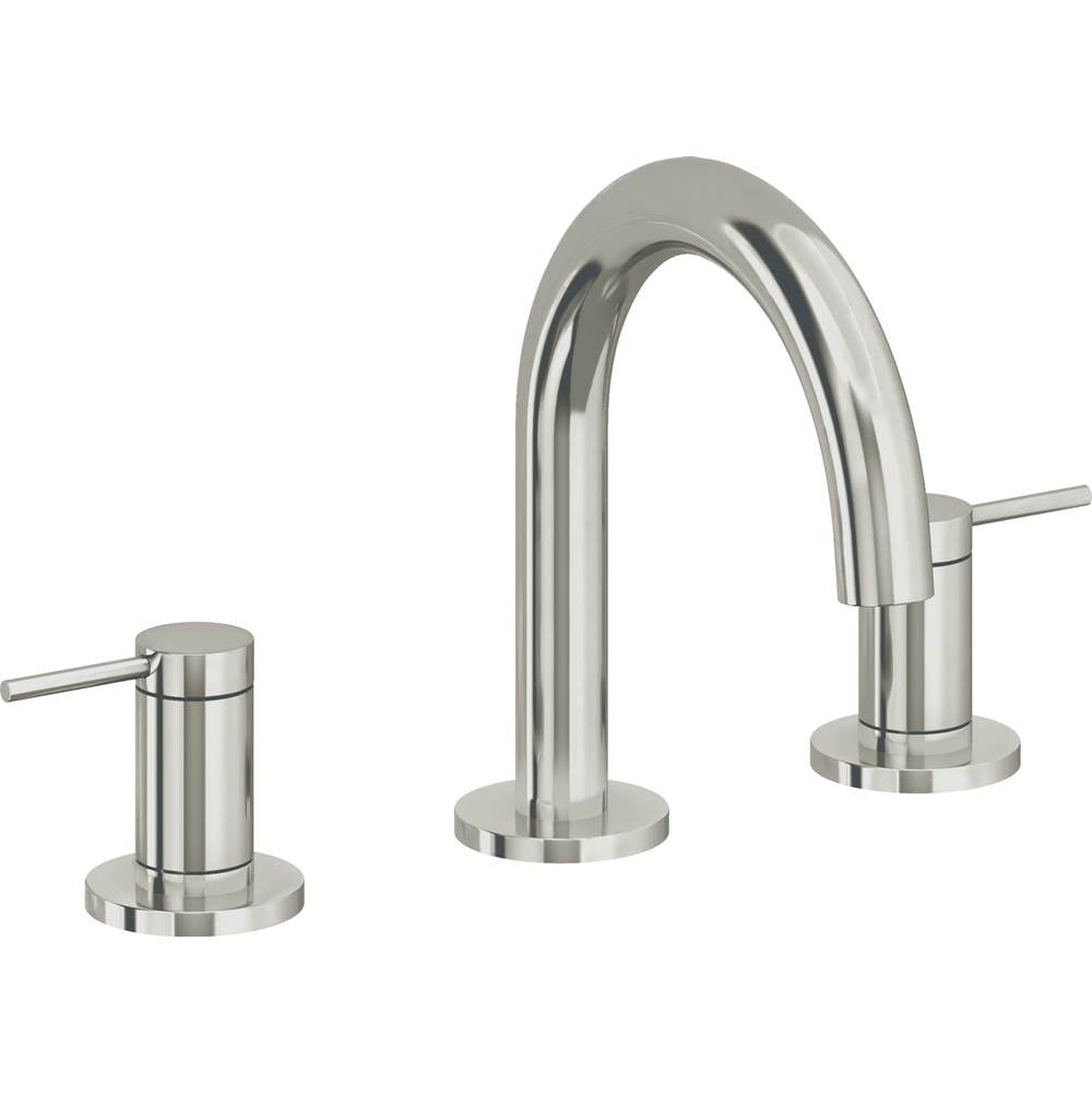 California Faucets - 8'' Widespread Lavatory Faucet - Polished Nickel Pvd