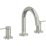California Faucets - 8'' Widespread Lavatory Faucet - Polished Nickel Pvd