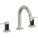 California Faucets - 8'' Widespread Lavatory Faucet with Completely Finished ZeroDrain - Burnished Nickel Uncoated