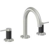 California Faucets - 8'' Widespread Lavatory Faucet with ZeroDrain - Satin Chrome Pvd