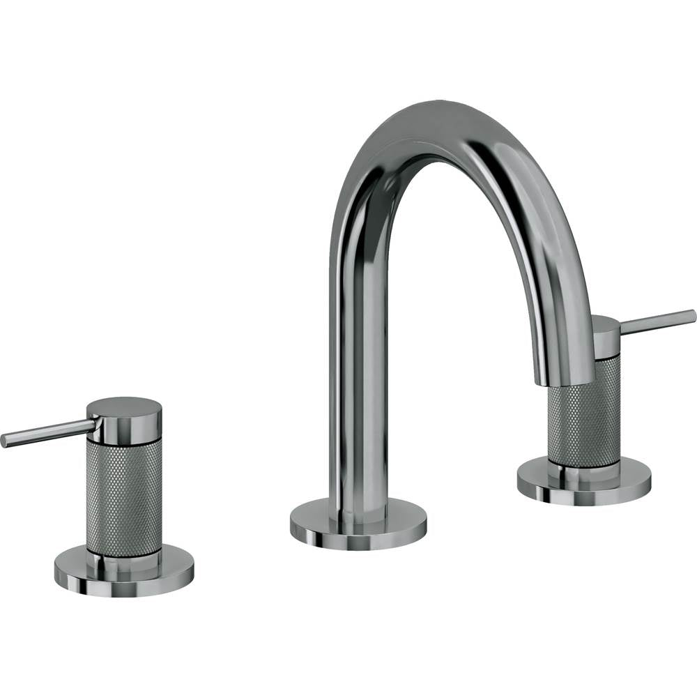 California Faucets - 8'' Widespread Lavatory Faucet with Completely Finished ZeroDrain - Black Nickel Pvd
