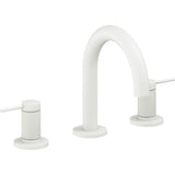 California Faucets - 8'' Widespread Lavatory Faucet with ZeroDrain - Matte White