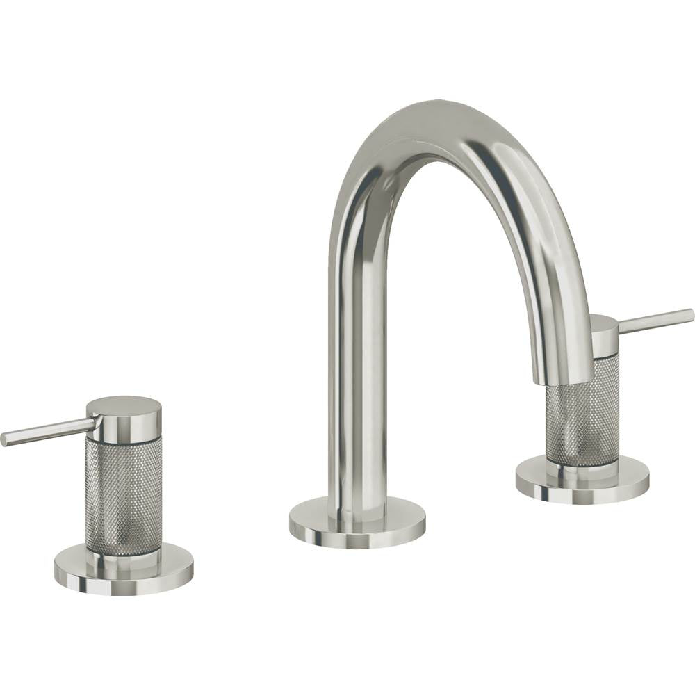 California Faucets - 8'' Widespread Lavatory Faucet with ZeroDrain - Polished Nickel Pvd
