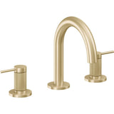 California Faucets - 8'' Widespread Lavatory Faucet - Satin Brass Pvd