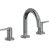 California Faucets - 8'' Widespread Lavatory Faucet with Completely Finished ZeroDrain - Black Nickel Pvd