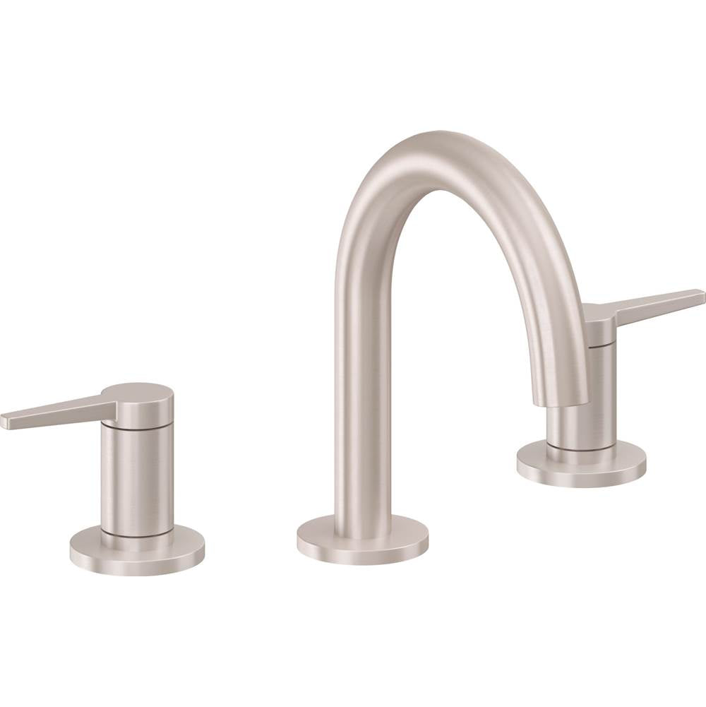 California Faucets - 8'' Widespread Lavatory Faucet - Satin Nickel