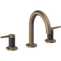 California Faucets - 8'' Widespread Lavatory Faucet - Antique Brass Flat