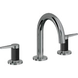 California Faucets - 8'' Widespread Lavatory Faucet - Black Nickel Pvd