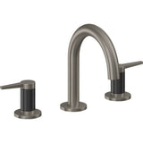 California Faucets - 8'' Widespread Lavatory Faucet - Graphite Pvd