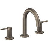 California Faucets - 8'' Widespread Lavatory Faucet with Completely Finished ZeroDrain - Antique Nickel Flat