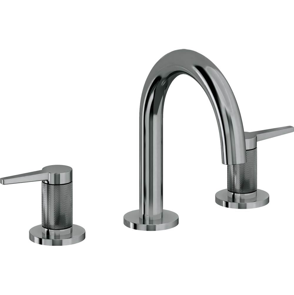 California Faucets - 8'' Widespread Lavatory Faucet with ZeroDrain - Black Nickel Pvd
