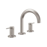 California Faucets - 8'' Widespread Lavatory Faucet with ZeroDrain - Gloss White