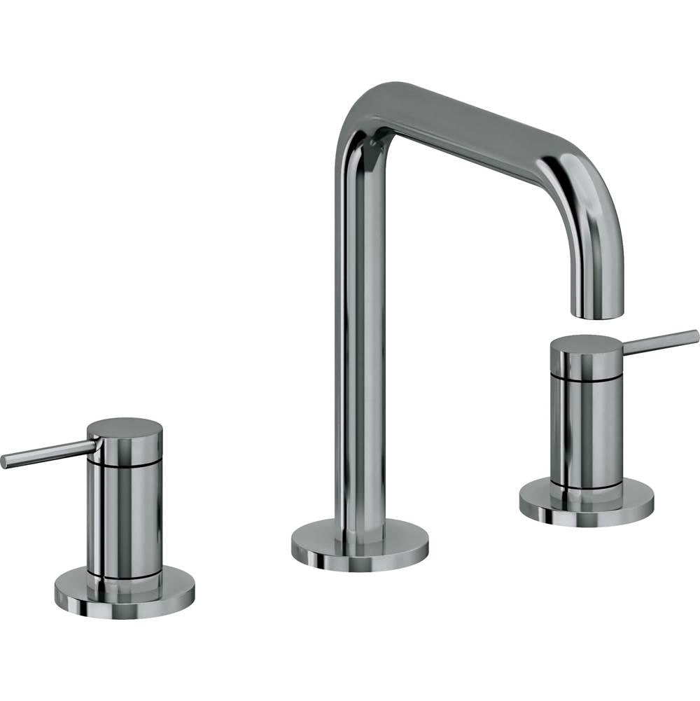 California Faucets - 8'' Widespread Lavatory Faucet - Black Nickel Pvd