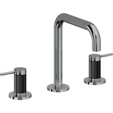 California Faucets - 8'' Widespread Lavatory Faucet - Black Nickel Pvd