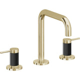 California Faucets - 8'' Widespread Lavatory Faucet - Polished Brass Uncoated