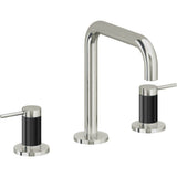 California Faucets - 8'' Widespread Lavatory Faucet with Completely Finished ZeroDrain - Polished Nickel Pvd