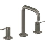 California Faucets - 8'' Widespread Lavatory Faucet with ZeroDrain - Graphite Pvd