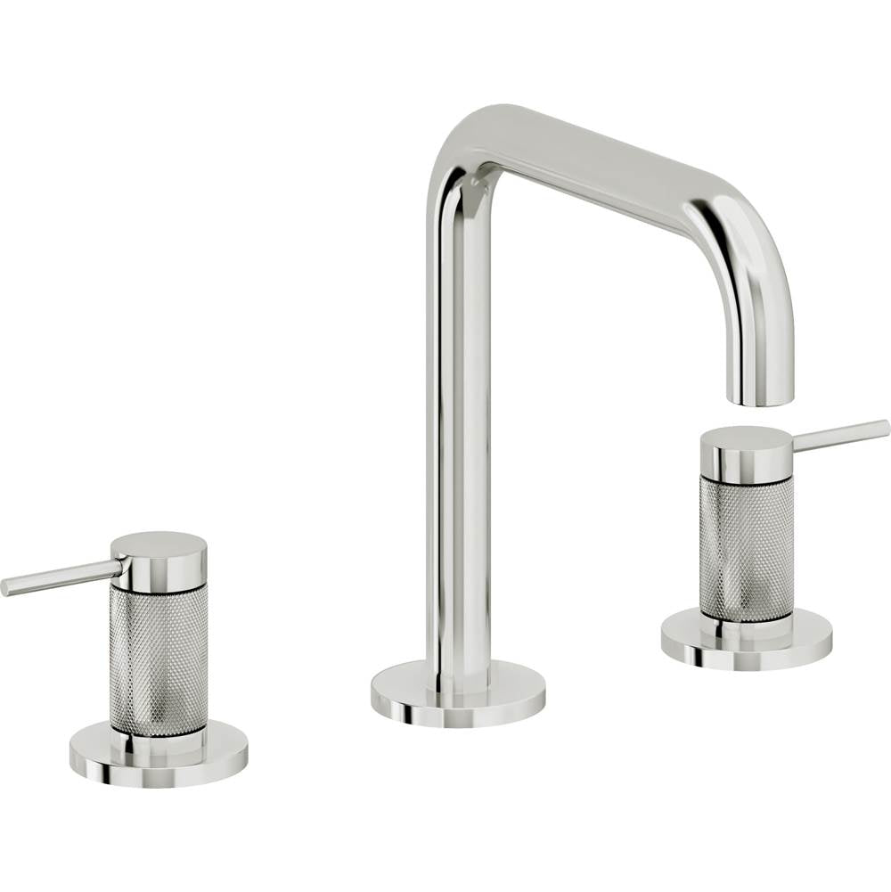 California Faucets - 8'' Widespread Lavatory Faucet with Completely Finished ZeroDrain - Polished Chrome