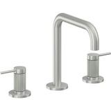 California Faucets - 8'' Widespread Lavatory Faucet with ZeroDrain - Satin Chrome Pvd
