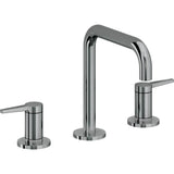 California Faucets - 8'' Widespread Lavatory Faucet with Completely Finished ZeroDrain - Black Nickel Pvd