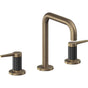 California Faucets - 8'' Widespread Lavatory Faucet - Antique Brass Flat