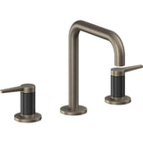 California Faucets - 8'' Widespread Lavatory Faucet - Antique Nickel Flat