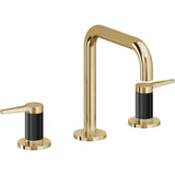California Faucets - 8'' Widespread Lavatory Faucet - French Gold Pvd