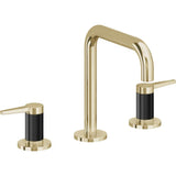 California Faucets - 8'' Widespread Lavatory Faucet - Polished Brass Uncoated