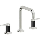 California Faucets - 8'' Widespread Lavatory Faucet with Completely Finished ZeroDrain - Polished Chrome