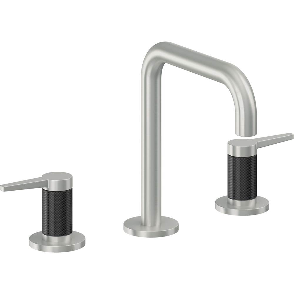 California Faucets - 8'' Widespread Lavatory Faucet with Completely Finished ZeroDrain - Satin Chrome Pvd