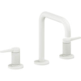 California Faucets - 8'' Widespread Lavatory Faucet with ZeroDrain - Matte White
