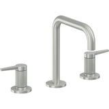California Faucets - 8'' Widespread Lavatory Faucet with ZeroDrain - Satin Chrome Pvd