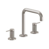 California Faucets - 8'' Widespread Lavatory Faucet with Completely Finished ZeroDrain - Gloss White