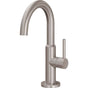 California Faucets - Single Hole Lavatory/Bar/Prep Faucet - Low Spout - Gloss White