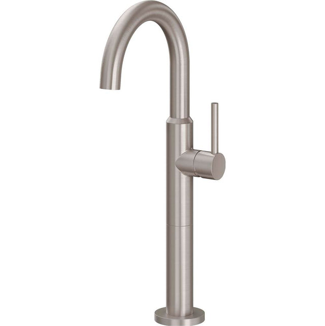 California Faucets - Single Hole Lavatory/Bar/Prep Faucet - High Spout - Gloss White